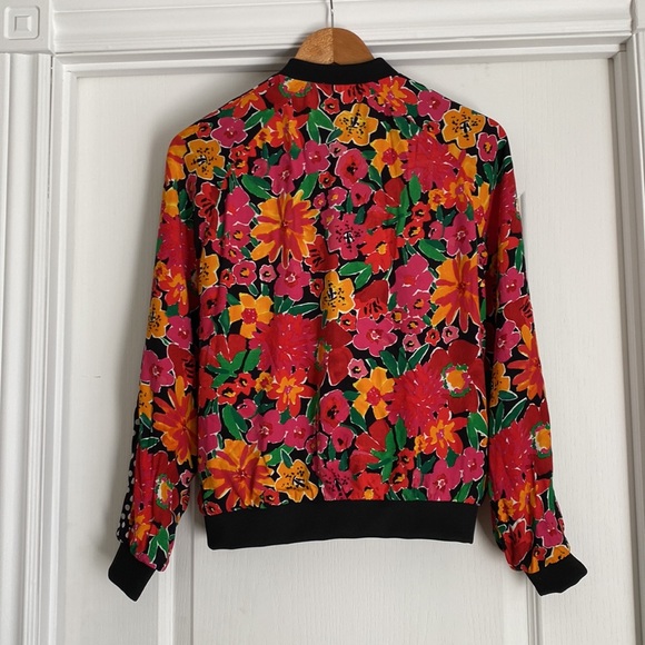 🌺 Zara Floral Bomber Jacket - Picture 2 of 4